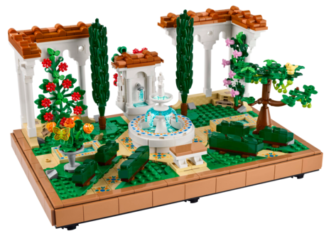 LEGO Icons Puutarha ja suihkulähde 10359, yli 18-vuotiaille