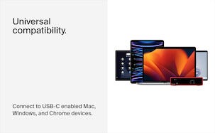 Belkin Connect USB-C Hub, 4 USB-C-porttia, 100 W