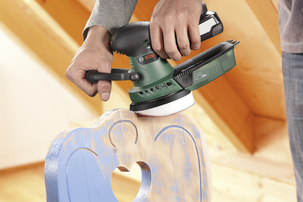 Bosch Advanced Orbit 18, excenterslipmaskin med slippapper