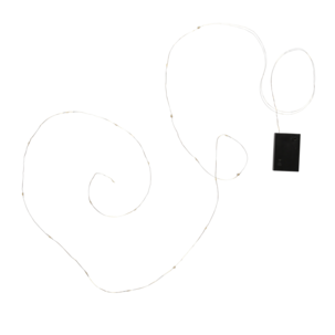 Batteridrevet lysslynge i metall, innendørs