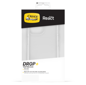 Mobildeksel iPhone 15, Otterbox React Clear