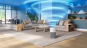 Philips AC2220/10 liten luftrenare HEPA-filter, 109 m2