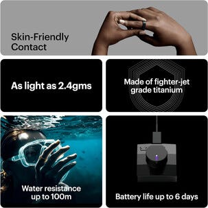 Ultrahuman Ring Air smartring, Matte Grey