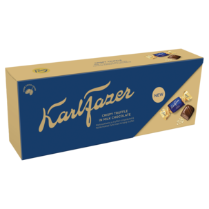 Karl Fazer Crispy Truffle mjölkchokladpraliner, 228 gram