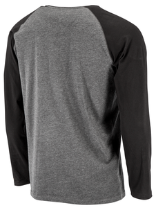 Langermet trøye, grå/svart