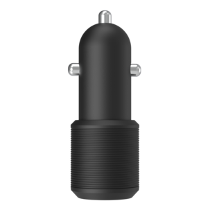 Billader 2 x USB-A til 12/24 V, 24 W, svart