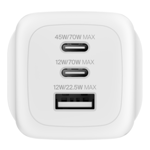 Belkin BoostCharge Pro reseladdare 3 portar, 70W