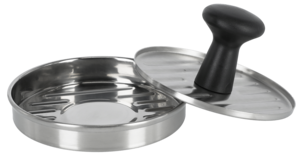 Hamburgerpress rostfritt stål, 12,5 cm