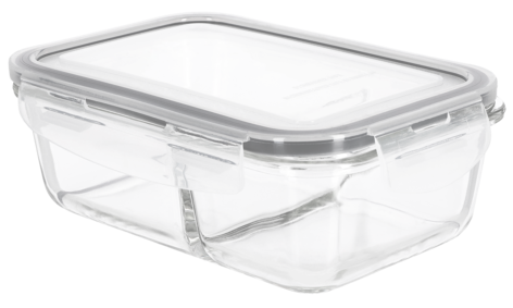 Matboks glass 2 rom 0,8 liter