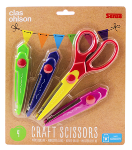Mönstersaxar 4-pack