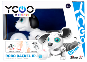 Silverlit Robo Dackel Jr interaktiv robothund, från 5 år