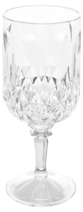 Vinglas i plast 24 cl, 4-pack