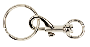 Karabinkrok med nøkkelring