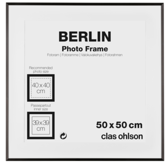 Fotoram Berlin, svart