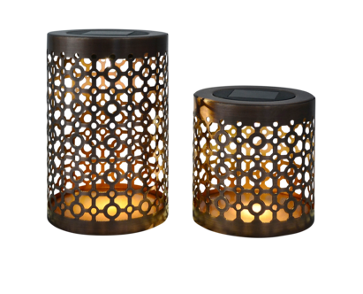 Solcellslykta 2-pack