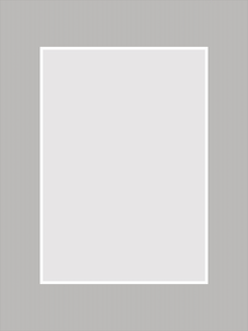 Passepartout 18x24 cm, kartong