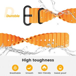 Silikonreim til Garmin aktivitetsklokke 26 mm, Quick release