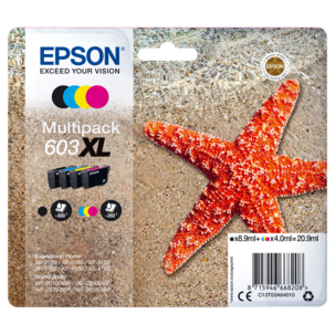 Epson 603XL Mustekasettipakkaus, useita värejä