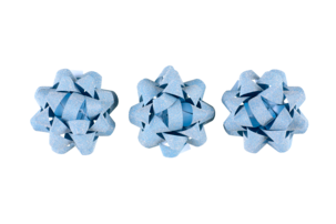 Paketrosetter glitter, 3-pack