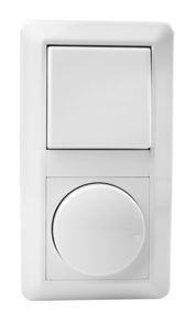 ELKO RS16 dimmer og bryter 1-pol/trapp påvegg