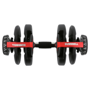 Capere justerbar hantel 2,5-24kg med mjukt grepp för hemmaträning