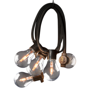 Konstsmide LED-valoketju hehkulamput, 10 m, vaihdettavat lamput