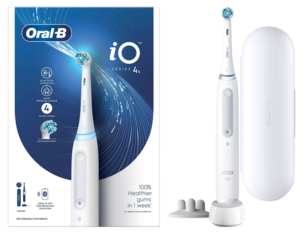 Oral-B iO 4s White elektrisk tannbørste, 4 innstillinger