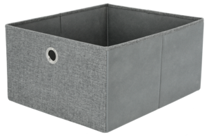 Klesstativ med hyller og bokser