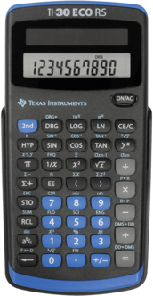 Texas Instruments TI-30 ECO RS miniräknare, solcell