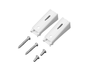 Feste til gardinskinne Alex, vegg og tak, 2-pakning