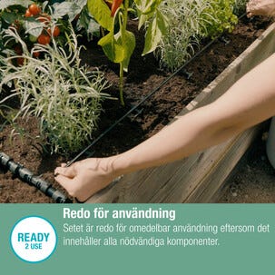 Gardena Micro-Drip bevattning för pallkragar, 35 plantor
