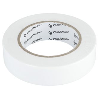 Dobbeltsidig monteringstape innendørs, 30 mm x 5 m, hvit