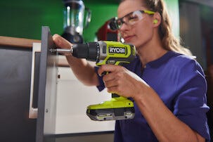 Ryobi drill med 1 batteri RDD18-1C40G