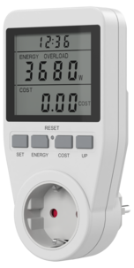 Elmätare för vägguttag