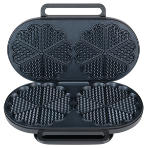 Wilfa WM6DB-220 dobbelt vaffeljern, matt svart