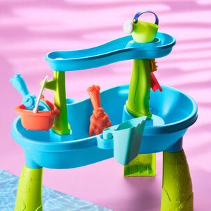 Lekbord för sand och vatten med tillbehör, från 3 år