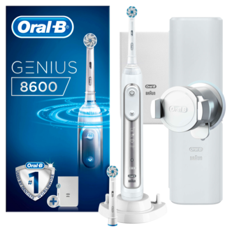 Eltandborste Oral-B Genius 8600 Silver