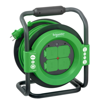 Schneider Professional kabelvinda utomhus, köldtålig