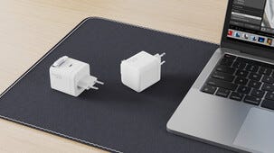 Hurtiglader 65 W med uttrekkbar USB-C-kabel, hvit