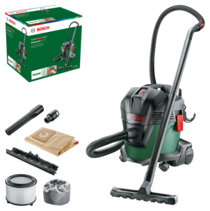 Bosch UniversalVac 15 grovdammsugare med tillbehör