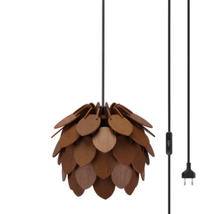 Alve Mini taklampa fönsterlampa trä 20 cm, Northlight