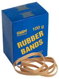 Gummisnoddar natur, 100 gram