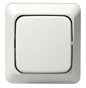 Strömbrytare 1-pol/trapp utanpåliggande ABB Jussi 1066A4