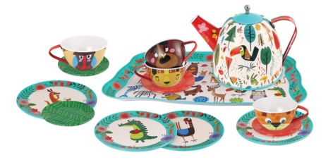 Barneservise i blikk med 15 deler, fra 3 år