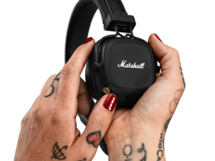 Marshall Major IV, langattomat on-ear-kuulokkeet