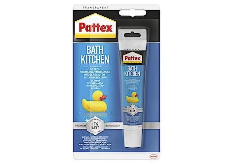 Pattex silikon inomhus, transparent