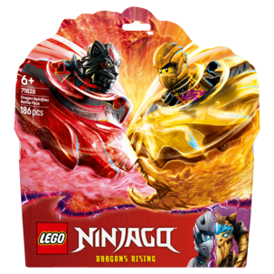LEGO Ninjago stridspakke med Spinjitzu-dragespinnere 71826, 6 år