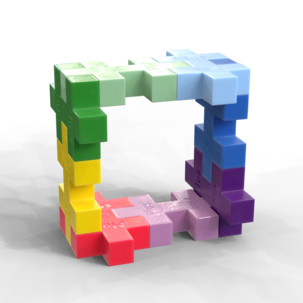 Plus-Plus BIG Learn to Build Colorverse 60 bitar, från 1 år