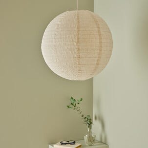 Northlight Ebba lampskärm till taklampa, linne, vit
