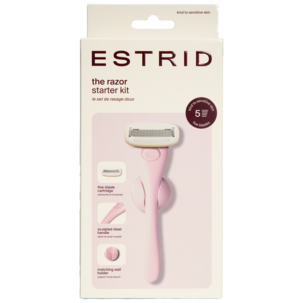 Estrid rakhyvel startkit med vägghållare och rakblad